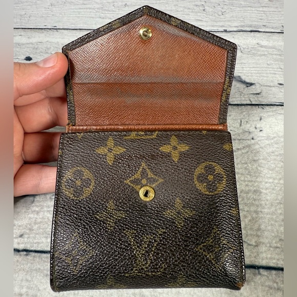 Louis Vuitton Portefeiulle Elise Trifold Wallet Monogram Canvas Leather - Picture 9 of 14